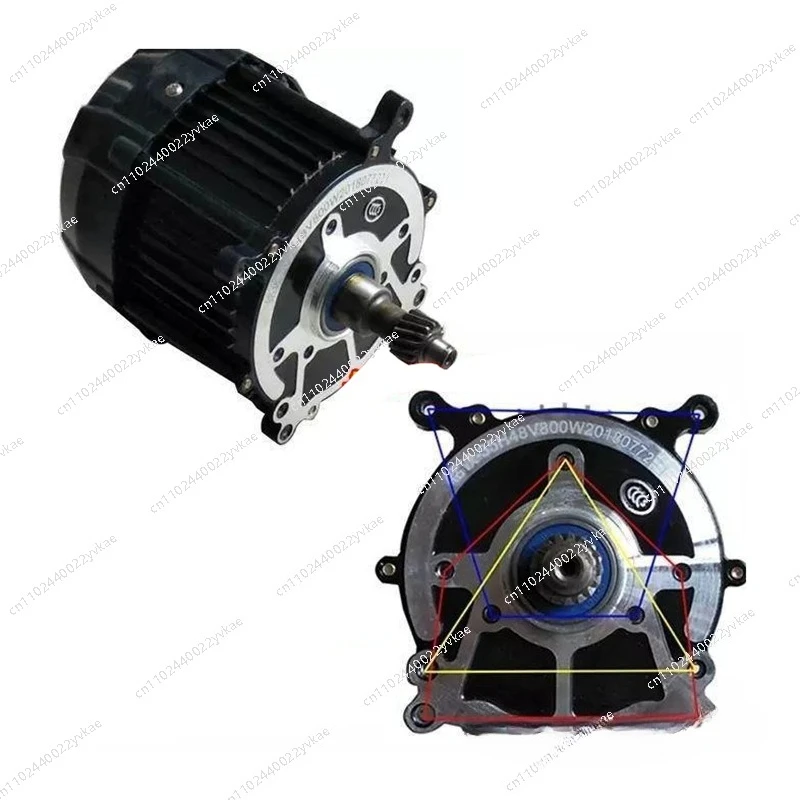 

Electric tricycle motor 48V60V500W to 1200W Eureka giant general purpose motor