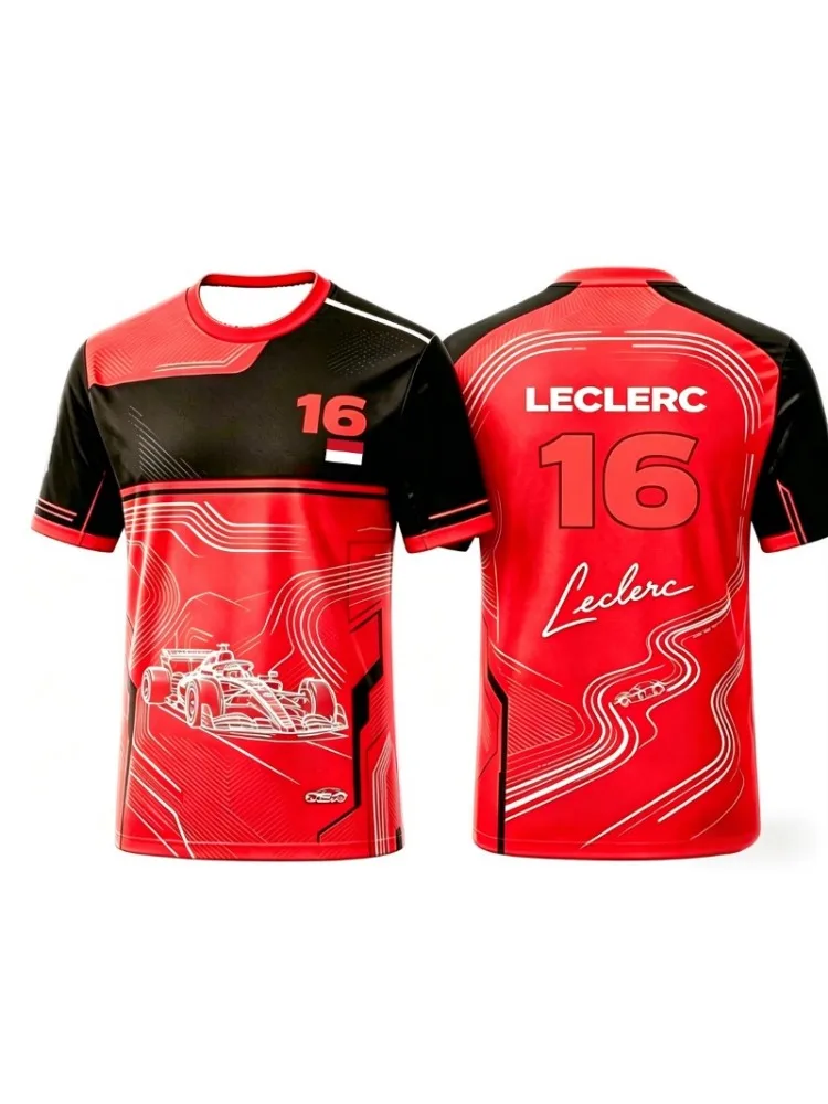 AliExpress NONE 2026 Special Edition Hamilton #44 Red Black Racing T Shirt Unisex Summer Breathable Quick Dry Motorsport Fans Casual Top Cycling