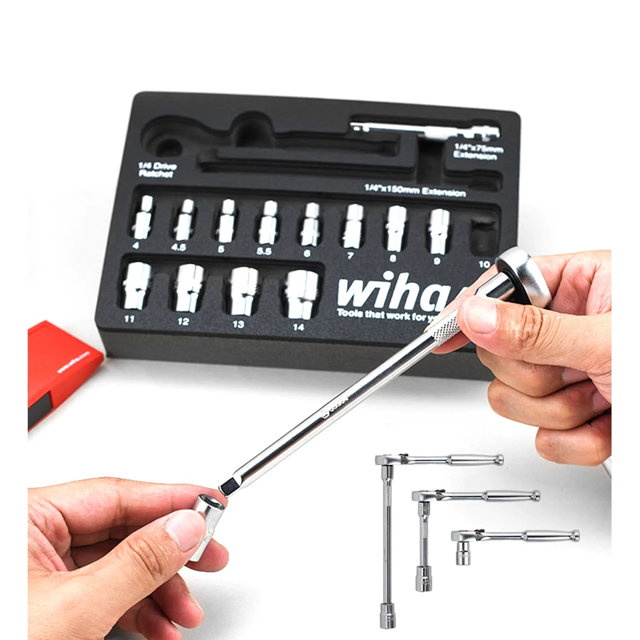 wiha-44683-jeu-de-cles-a-cliquet-multifonctionnelles-1-4''-17-pieces-avec-13-douilles-manche-a-cliquet-et-rallonge-outils-a-main