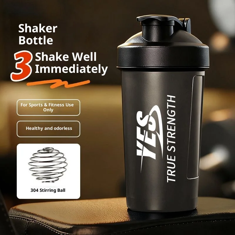 Taza para agitar, taza para Fitness, taza de proteína en polvo, taza mezcladora de repuesto para comida para hombres y mujeres con báscula, botella de agua deportiva