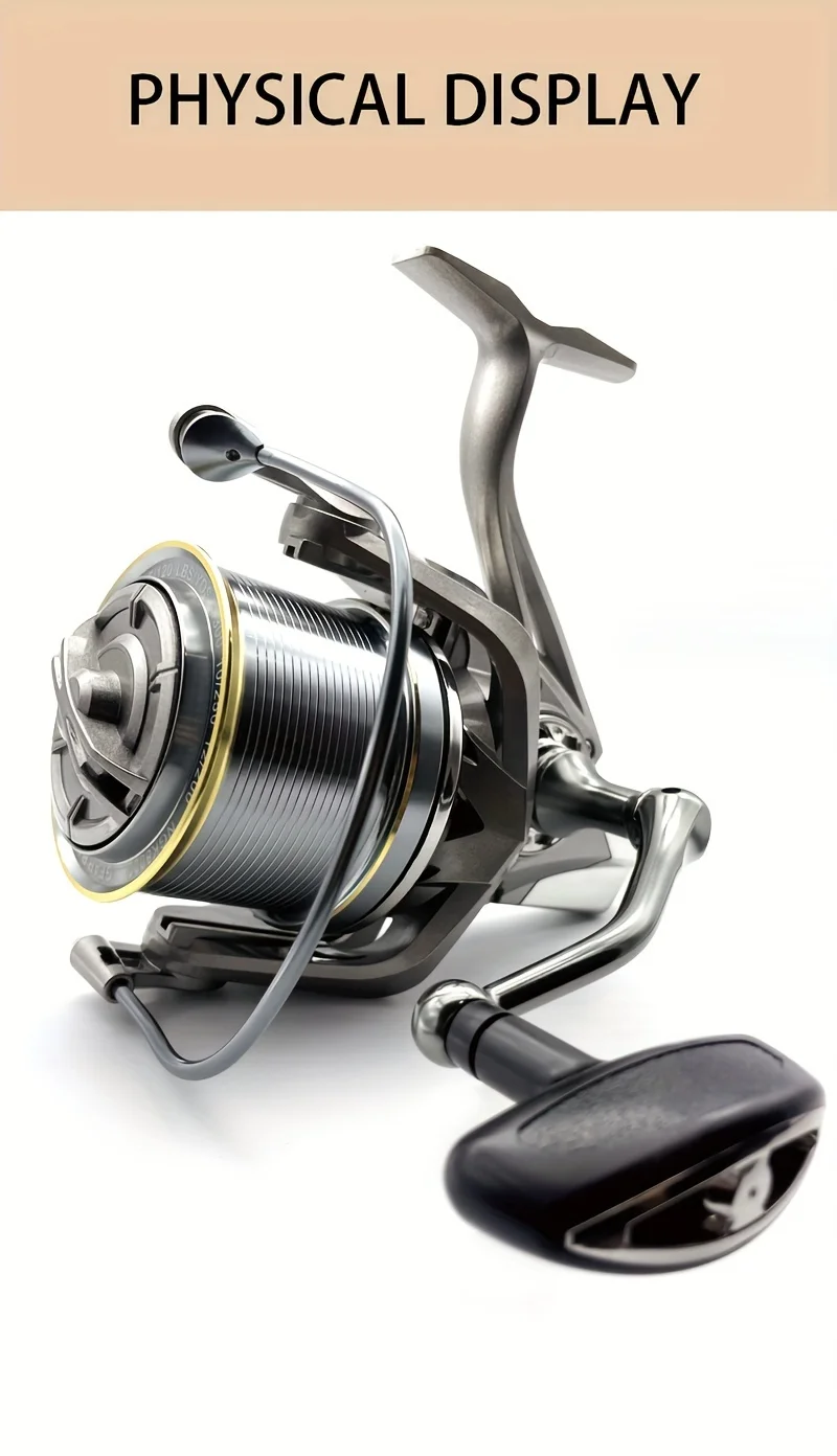 NGK Long Shot Jigging Spinnrolle 8000/9000/10000/12000/14000 Serie 17+1BB Brandungsangelrollen 55lb Max Bremskraft Salzwasser Großfischrolle – Detail 8
