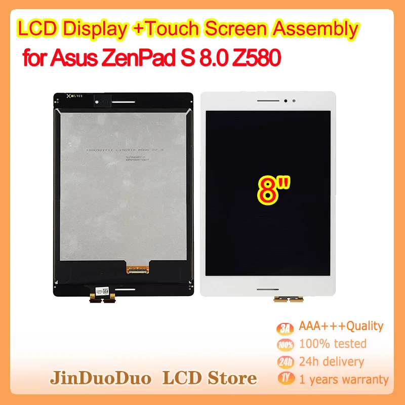 

8 inch Tablet LCds for Asus ZenPad S 8.0 Z580 Z580CA Z580C 27MM P01MA 23MM P01M LCD Display Touch Screen Panel Digitizer Combo