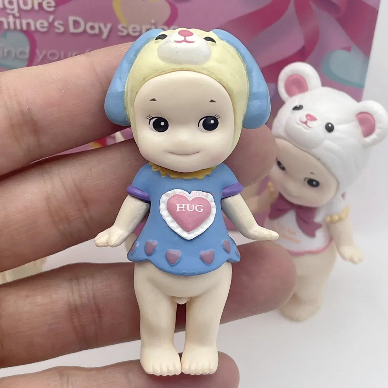 소니엔젤 오너먼트 귀여운 인형 팬 애니메이션 미니 피규어 2017 발렌타인데이 시리즈 랜덤박스 애니메이션 피규어 생일 선물 장난감