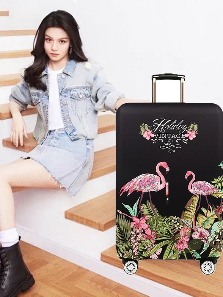 

Flamingos Design Luggage Protective Cover Travel Suitcase Cover Elastic Dust Cases For 18 to 32 Inches Travel Accessories