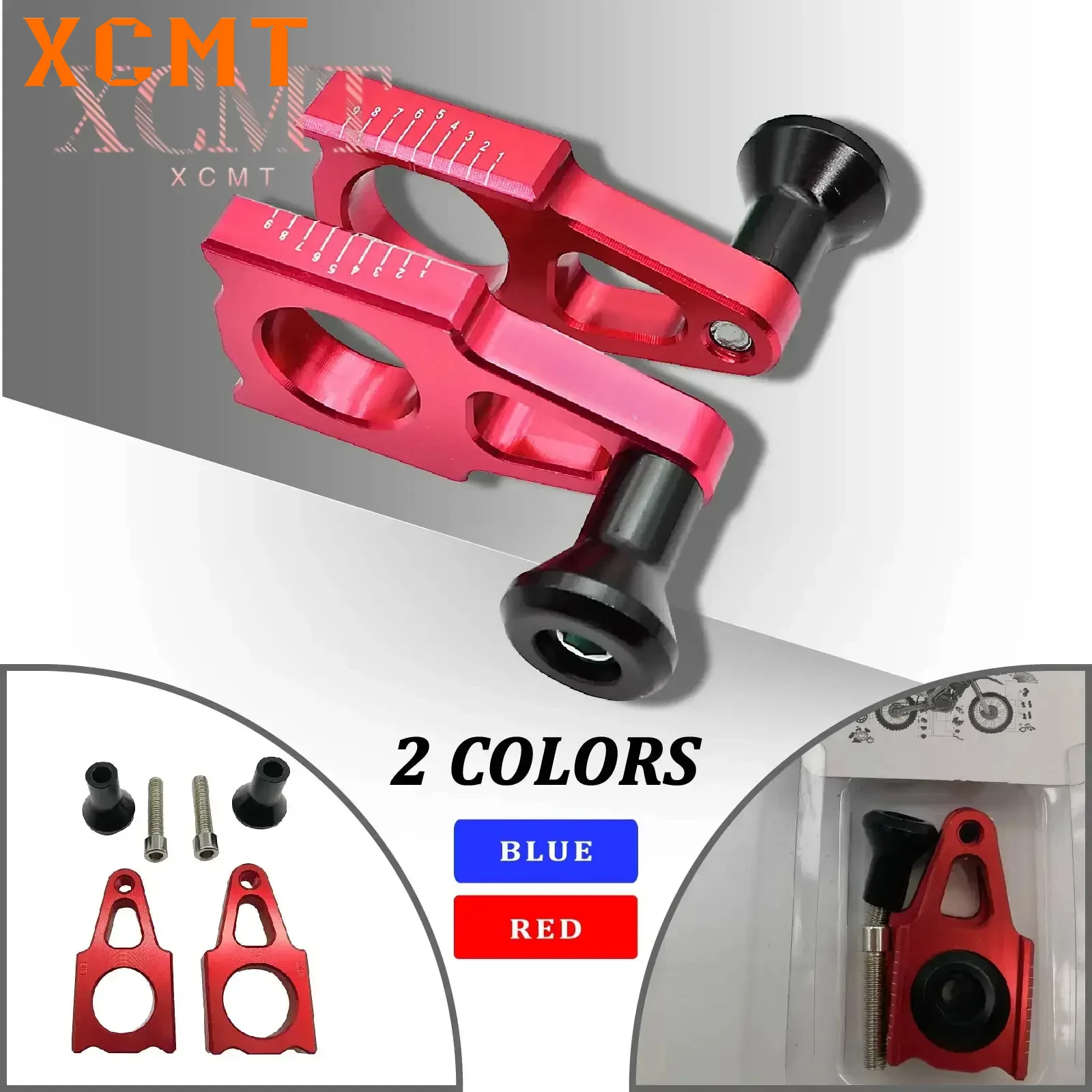 

Motorcycle CNC Rear Axle Block Chain Adjuster For Honda CR 125 250 CRF250R CRF450R CRF 250R 250X 250RX 450R 450X 450RX 450L R RX