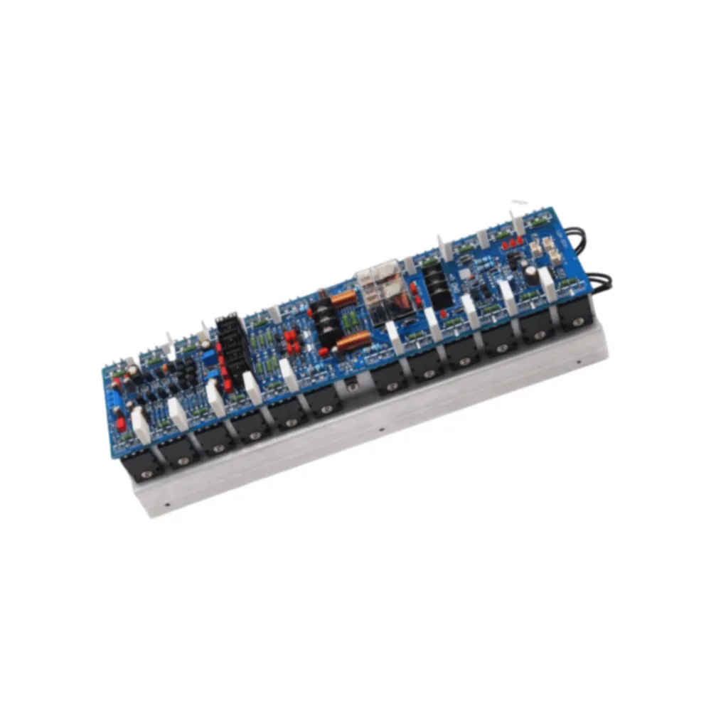 High power 2-channel professional stage amplifier board with 24 tubes 2SC5200/2SA1943 i, high-end 1000W+1000W stereo DIY kit