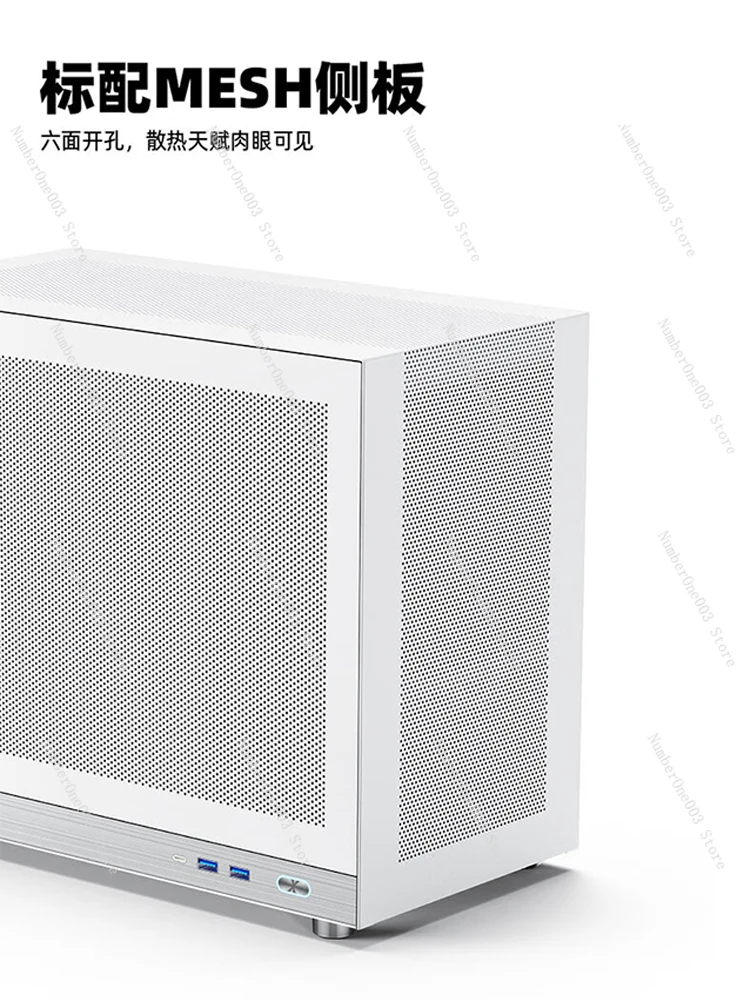 G400 Chassis Portable MATX Compact Desktop Computer 240 Water-Cooled Chassis Side Mesh