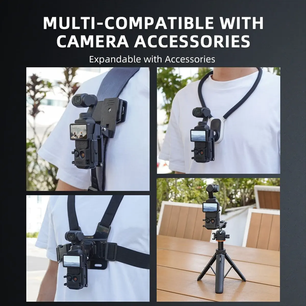 B21B  for Pocket 3 Magnetic Bracket Mount Base Angle Adjustable Multifunctional Desktop Base Camera Accessories Blue