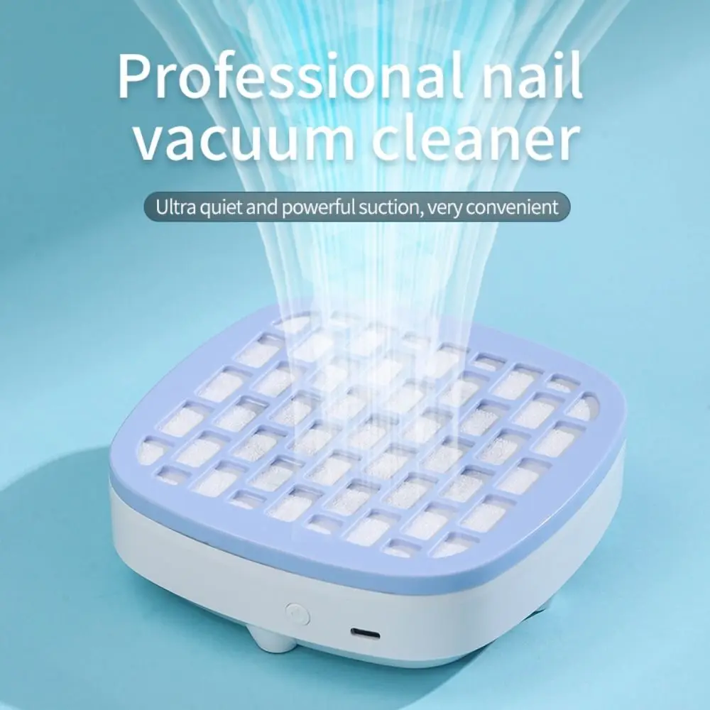 

Low Noise Nail Dust Collector Powerful Suction Nail Collecting Nails Dust Extractor Mini Manicure Tools Nail Fan Vacuum Cleaner
