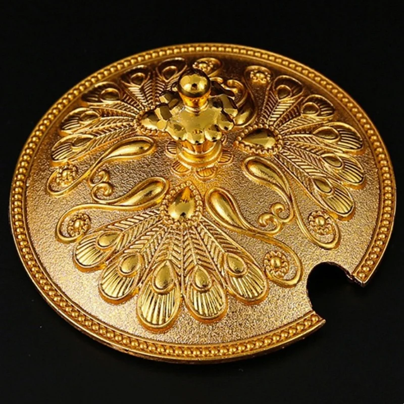 European Style Butter Jar,Engraving Peacock Gold Alloy With lid Salt Coffee Beans Container,Seasoning Storage Jar,Kitchen Tools