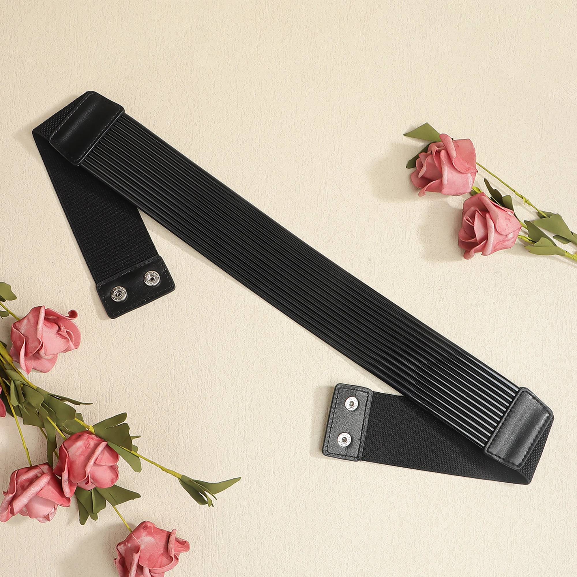 فستان جديد مشرق من البولي يوريثان بشريط مطاطي أنيق وديكور أنيق الكل في واحد مع حزام مطاطي مناسب