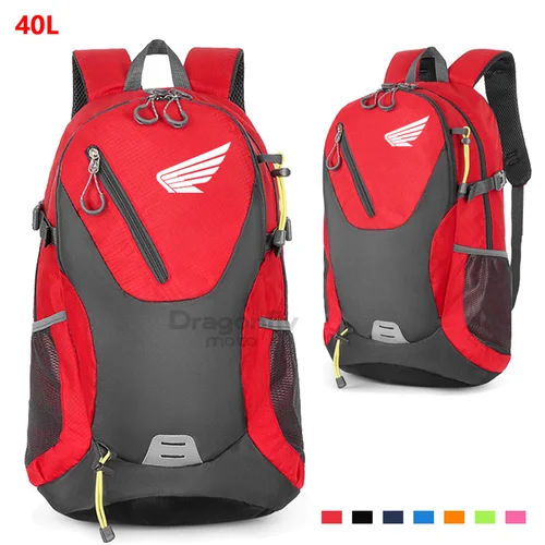 Para Honda CBR 125R 954 600 F4i 650F 650R 1100XX 1000F CBR 600RR 1000RR viaje de carreras hombres mochila impermeable bolsa regalo de motocicleta