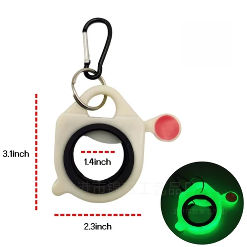 Imagen 2 del producto Organizador de bridas de cables fluorescentes, soporte de bridas con cremallera reutilizable, herramienta de almacenamiento de bridas de cables de plástico portátil, organizador de bridas de cables eléctricos