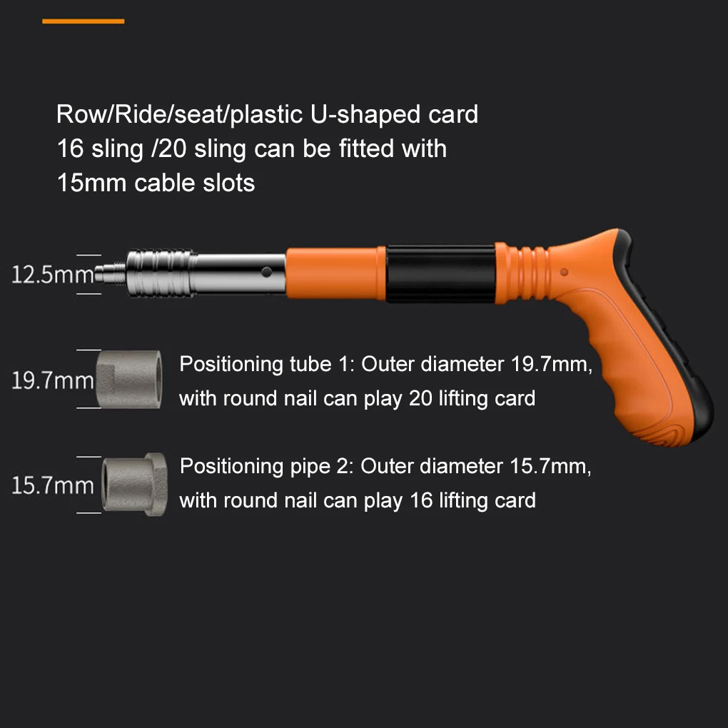 Versatile Manual Steel Nail Gun for Concrete Walls Ceiling Installation and Woodworking Fast Precise Riveting and Wall Fastening