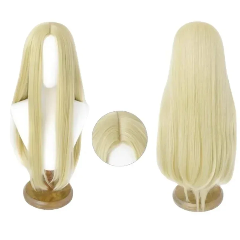 أنيمي ساكاموتو أيام Shishiba شعر مستعار تأثيري شقراء أصفر طويل الشعر قاتل Osaragi هالوين حفلة مؤتمر النساء الرجال الباروكات