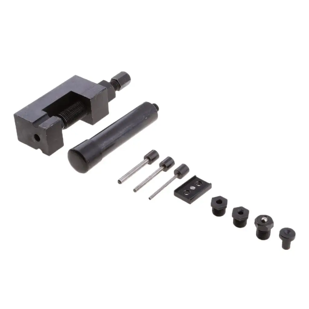 Heavy Duty Motorcycle Chain Breaker Tool Chain Rivet Setter Mechanical Tools for 415 420 428 520 525 530 630 Workshop view 5