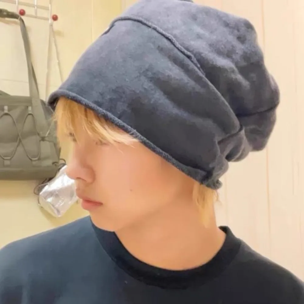 

Повседневная винтажная пуловерная кепка Wasteland, хлопковая эластичная стираная шапка в стиле хип-хоп, крутой свободный берет унисекс