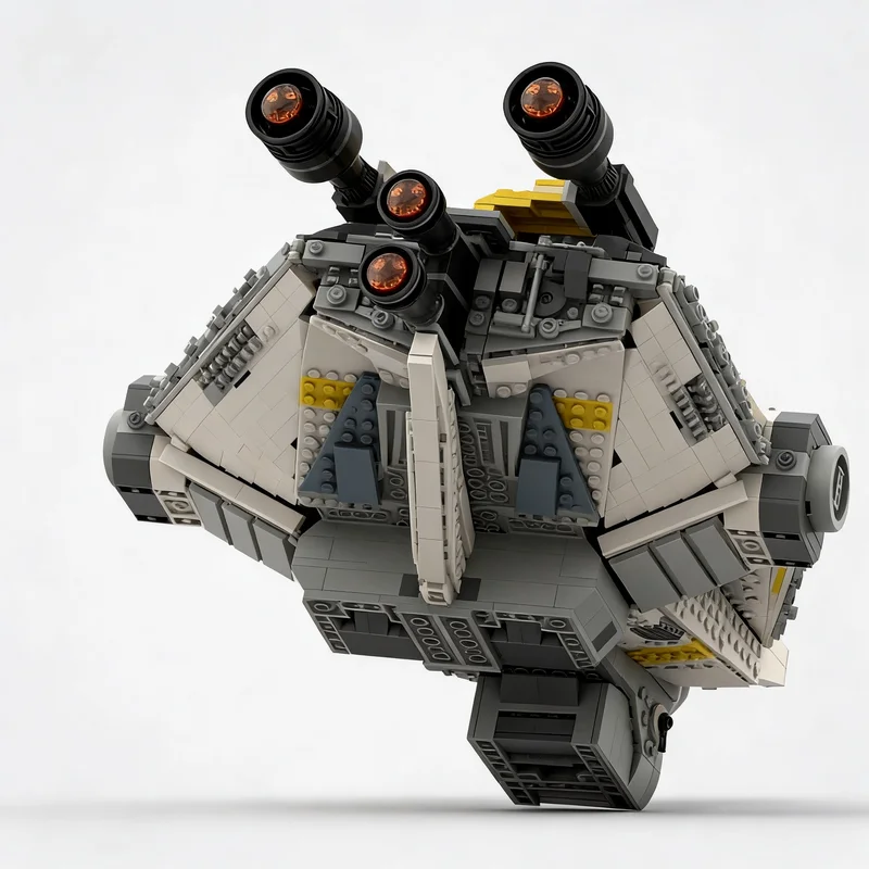 2358PCS Sci Fi Multifunctional Interstellar Cargo Spaceship MOC Spacecraft Building Blocks Model Assembly Toy For Birthday Gift
