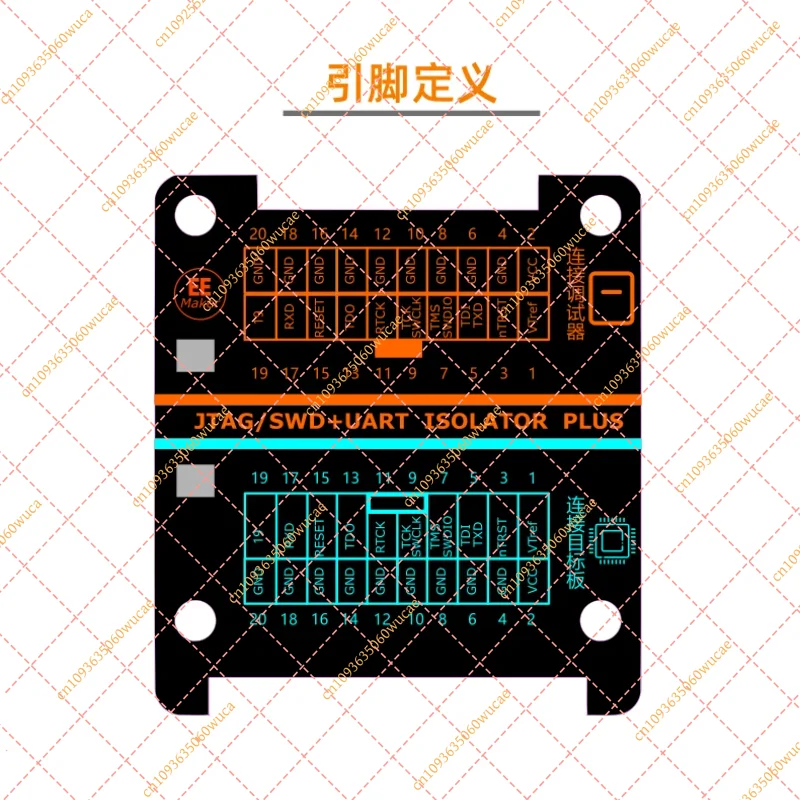 ekd04-plus-original-para-emulador-jtag--adaptador-de-aislamiento-de-alto-voltaje-para-depuradores-j-link-st-link-daplink
