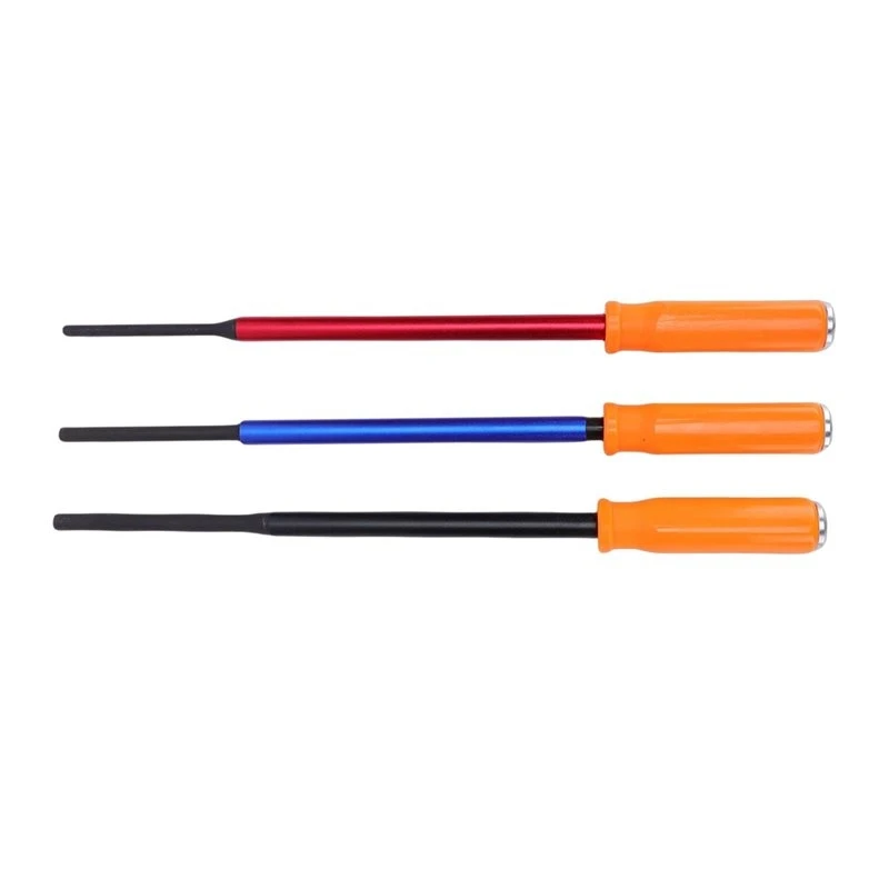 【A56X】Long Pin Punch Set Handle Strike Cap With Heads Kit 1/4" 5/16" 3/8" Steel Pin Punch Tool