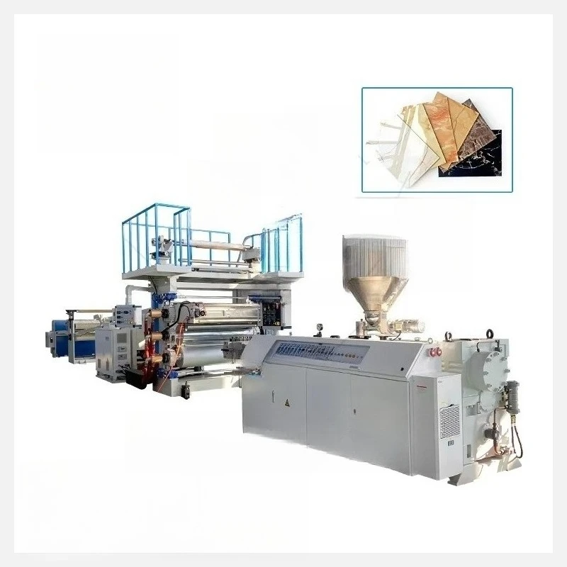 

PVC Artificial Imitation Marble Plate Board Making Extruder Machine Extrusion Line for Decoration Panel Plant