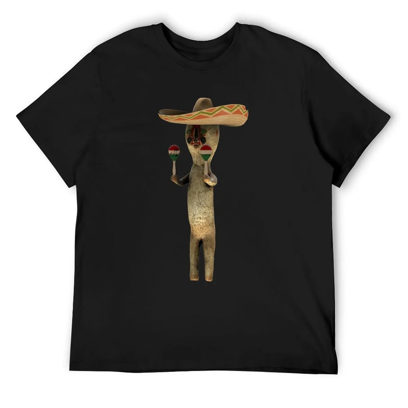 

SCP-173 sombrero T-Shirt boys whites vintage Funny t-shirt Men's cotton t-shirt