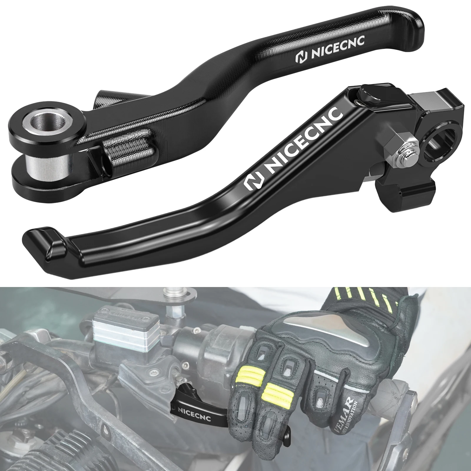 For 2024 Husqvarna 701 Supermoto 701 Enduro Shorty Brake Lever/Easy Pull Clutch Lever for KTM SMCR 690 SMC R 690 Enduro R 2024