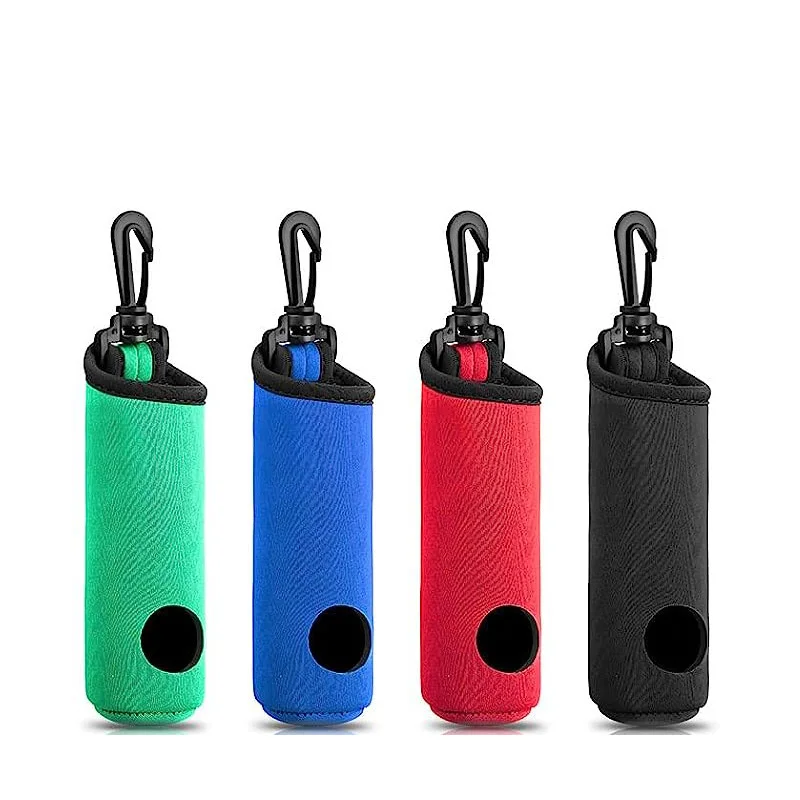 Golf Ball Pouch Neoprene Golf Ball Holder Carry Bag Belt Clip Golf Gifts Accessories For Women Men 21cm/8.27