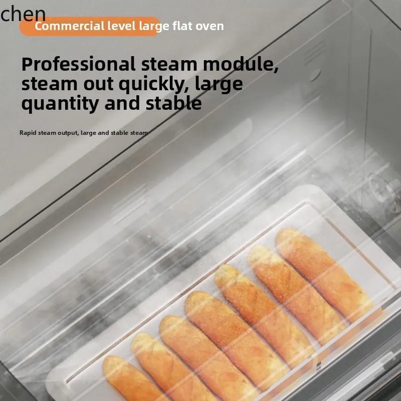 LXC commercial electric oven flat oven large capacity private room baking special gas microcomputer steam pizza cake oven