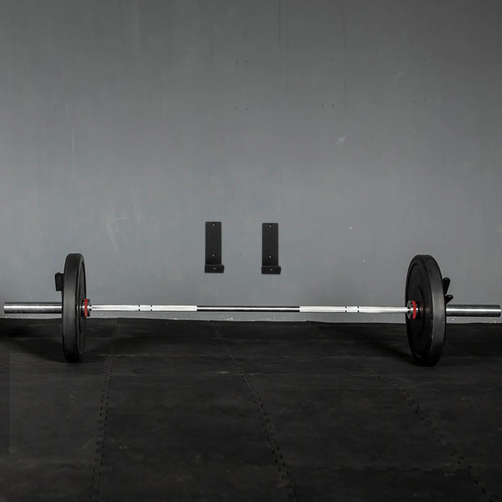 1 paar Zwart Plastic J Haken Squat Rack Bijlagen Heavy Duty Power Rack Hangers Voor Weerstandsbanden Barbell Halsbanden Gym