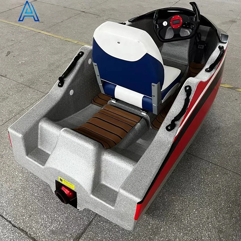 Manufacturer new 18KW 52KM speedboat water play electric jet motor kart boat raft vessel thruster mosquito racing fishing craft
