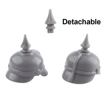 二戰德國陸軍士兵人偶 M43 山地帽積木 一戰德國步兵 M1915 尖頂頭盔積木玩具 10 最佳銷售 樂高二戰德國士兵 - №7