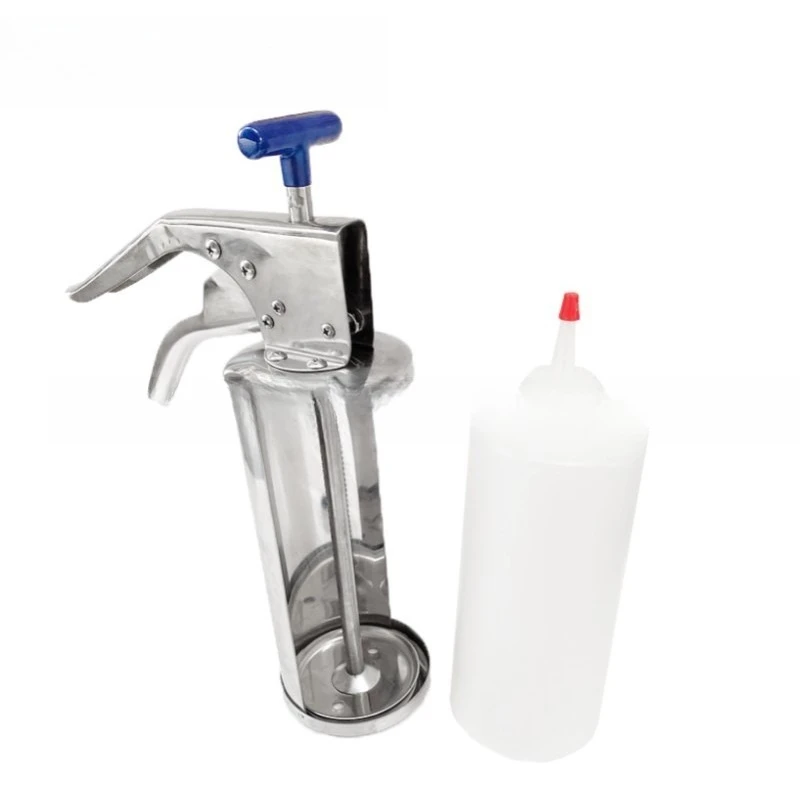 304 Stainless Steel Quantitative Sauce Squeeze Gun Filling Seasoning Sauce Ketchup Burger Fries Bread Fast Food Restaurant