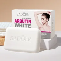 SADOER Niacinamide arbutine savon pour le visage hydratant éclaircissant nettoyage en profondeur corps visage lavage mousse nettoyant pour le visage savon fait à la main 1