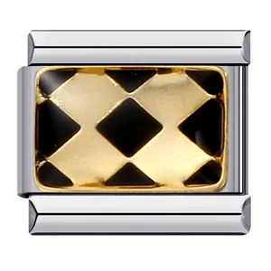 Gemosa nam thời trang poker sòng bài sòng bạc snooker quyến rũ Ý liên kết Caber 9mm trang sức bằng thép không gỉ Vòng đeo tay DIY DIY 10 Đồng hồ sòng bạc bán hàng chính - 3