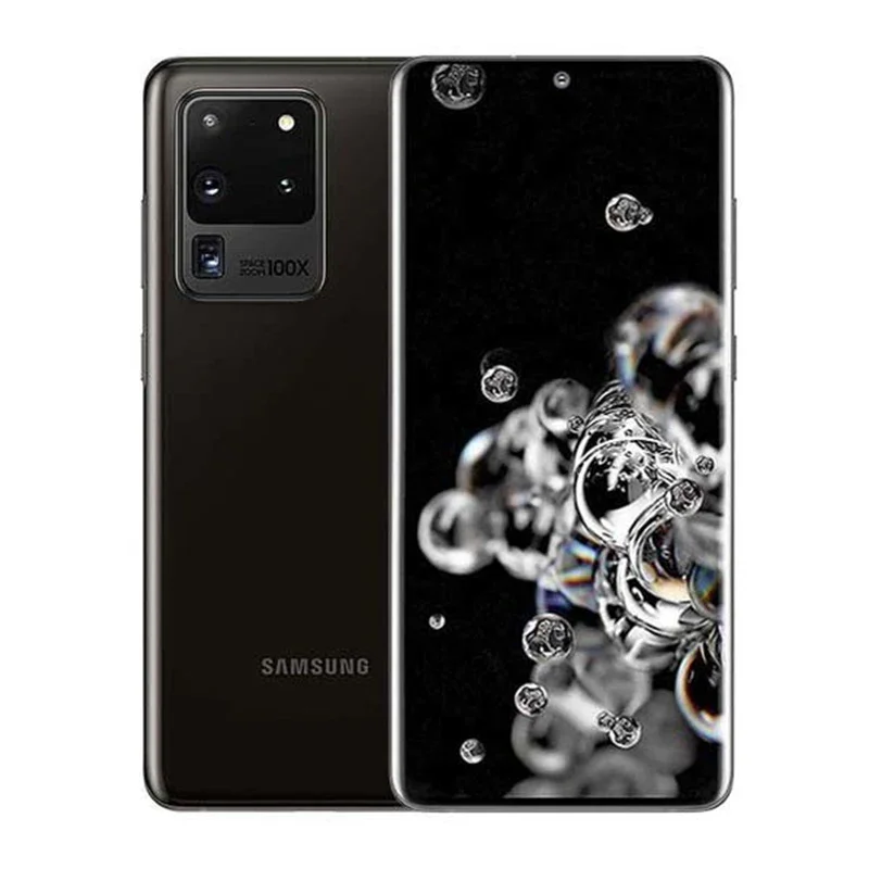 サムスン-GalaxyS20ウルトラ5Gスマートフォン,128GB, Snapdragon 865,オクタコア,6.9インチ,108mpおよび48mp,12GB, 16GB RAM,g988u1,中古電話