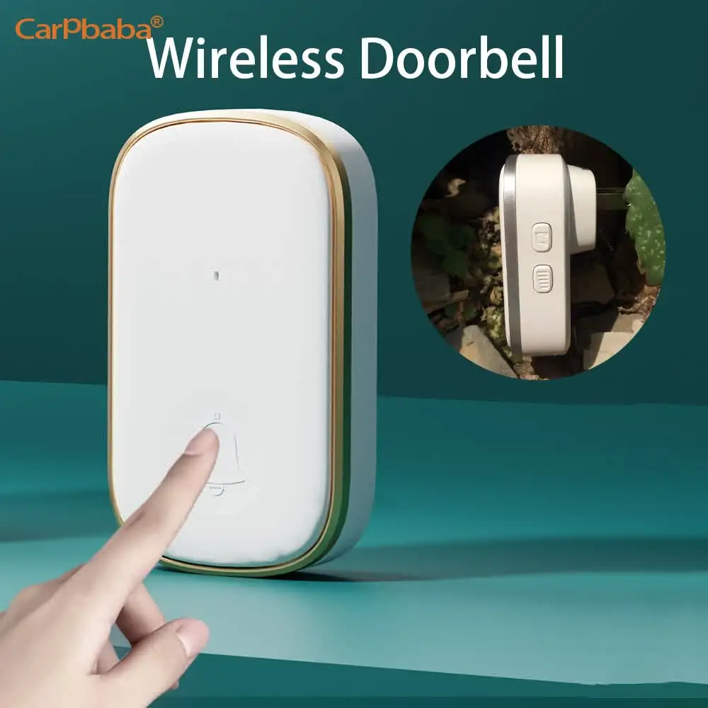 

Wireless Doorbell Button Door Bell 300 Meters Long Distance Home Welcome Outdoor House Call Chimes Receiver