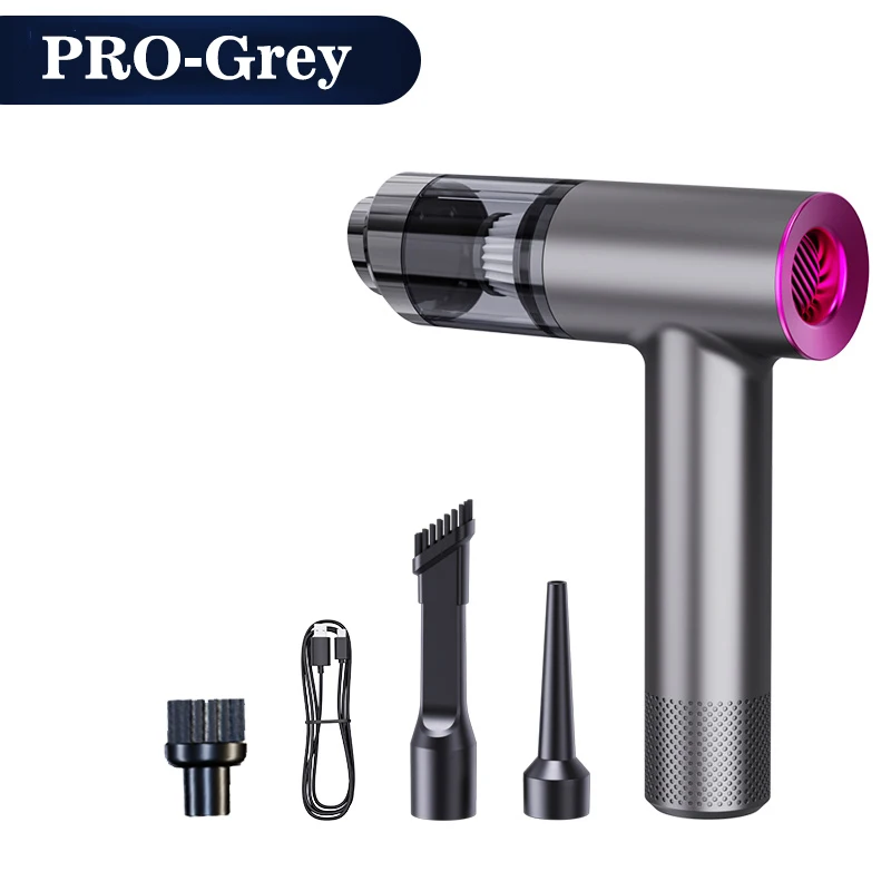 New three in one car vacuum cleaner with small wireless and high suction mini handheld dust blower for automobiles