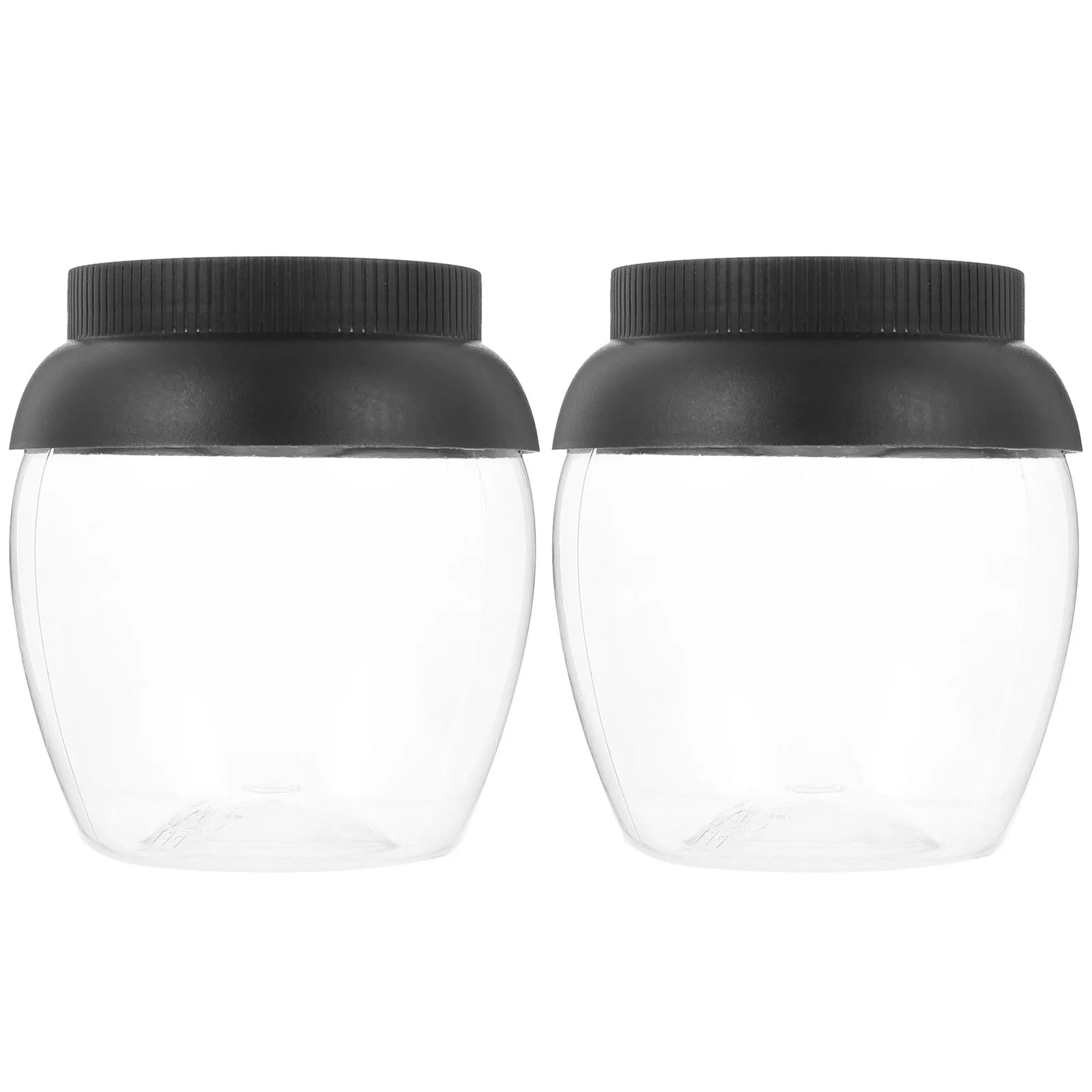 2Pcs Compact Food Grade Plastic Pickle Jar Small Space Saving Fermenting Container for Kimchi Onions Cabbage Beetroot Pickling - view 2