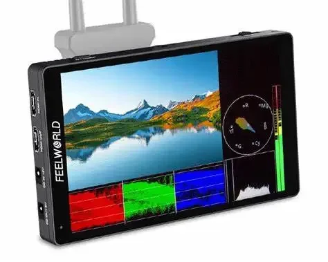 FEELWORLD F7 PRO 7 Inch 3D LUT Touch Screen DSLR Camera Field Director AC Monitor F970 External Power Install 4K HDMI IPS Panel