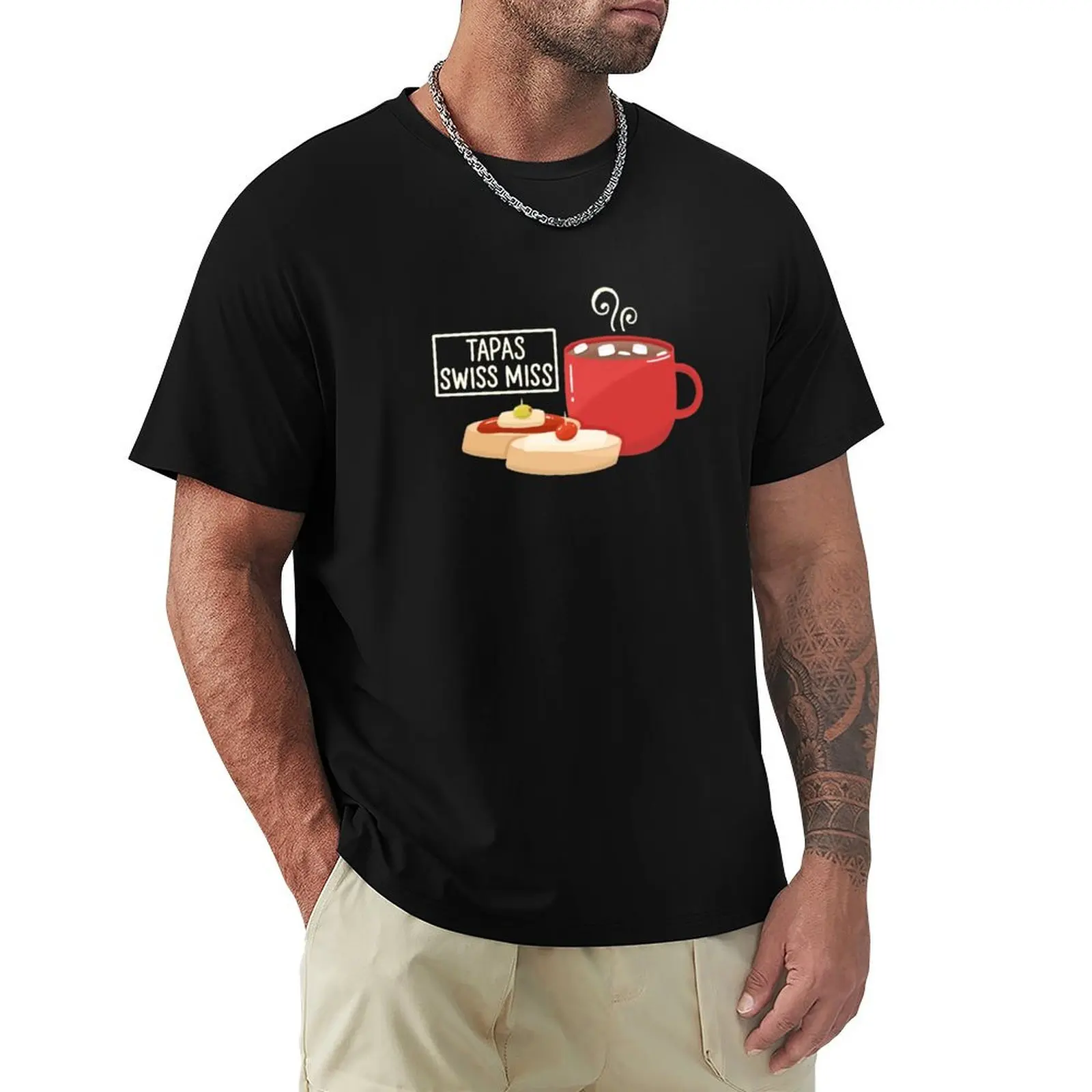 The Office Tapas Swiss Miss T-Shirt Large Size Loose Casual Tee