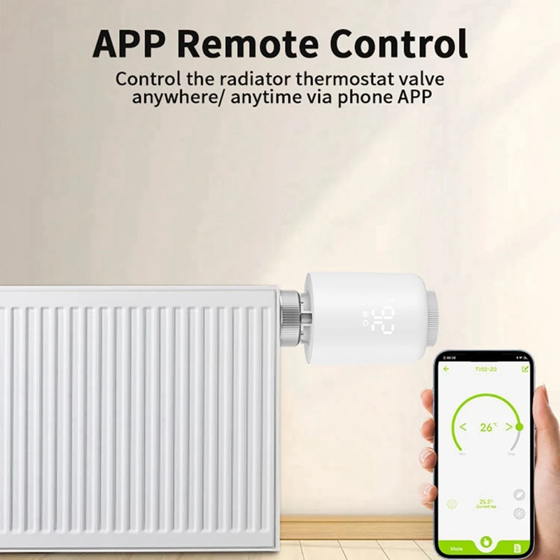 MAKE Tuya-Zigbee-Smart-Thermostatic-Válvula-Controlador de Aquecimento-Thermostático-Radiador-Válvula-Remoto-Thermostato-Mobile-App-Control
