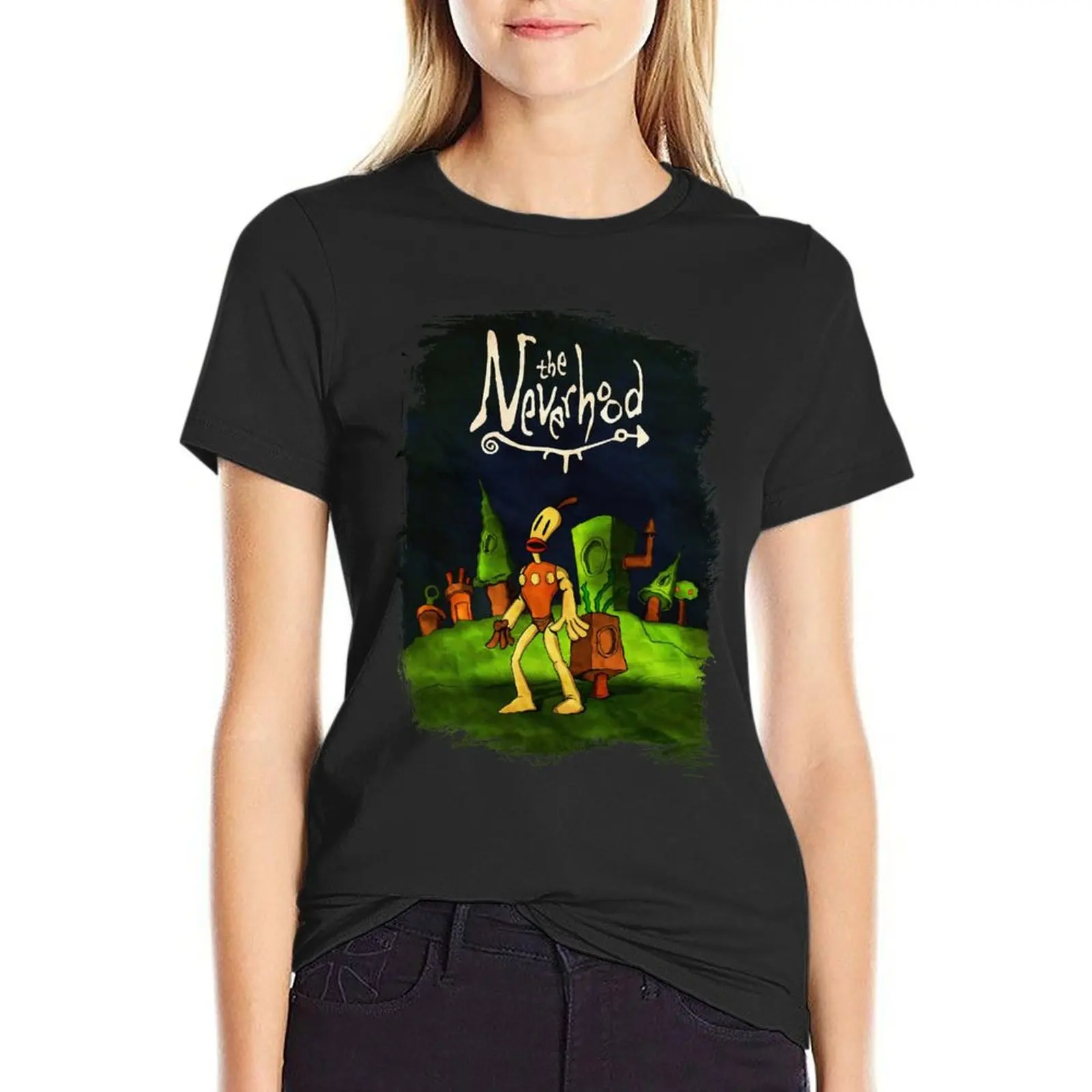 The Neverhood T-Shirt Female clothing aesthetic clothes t shirts for Women