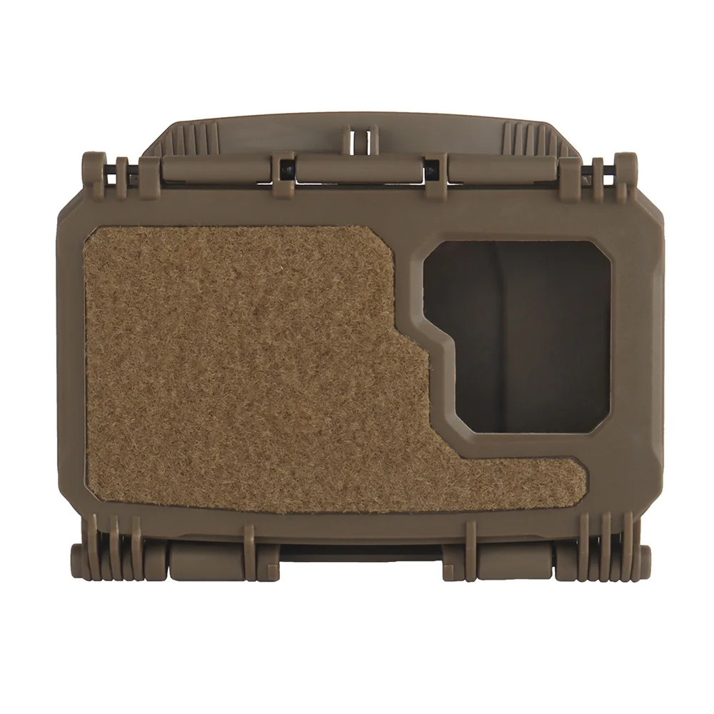 Tactical MOLLE Navigation Board Mobile Phone Box Airsoft Vest Plate Carrier Mount Outdoor Hunting Sports Instant Equipment Box