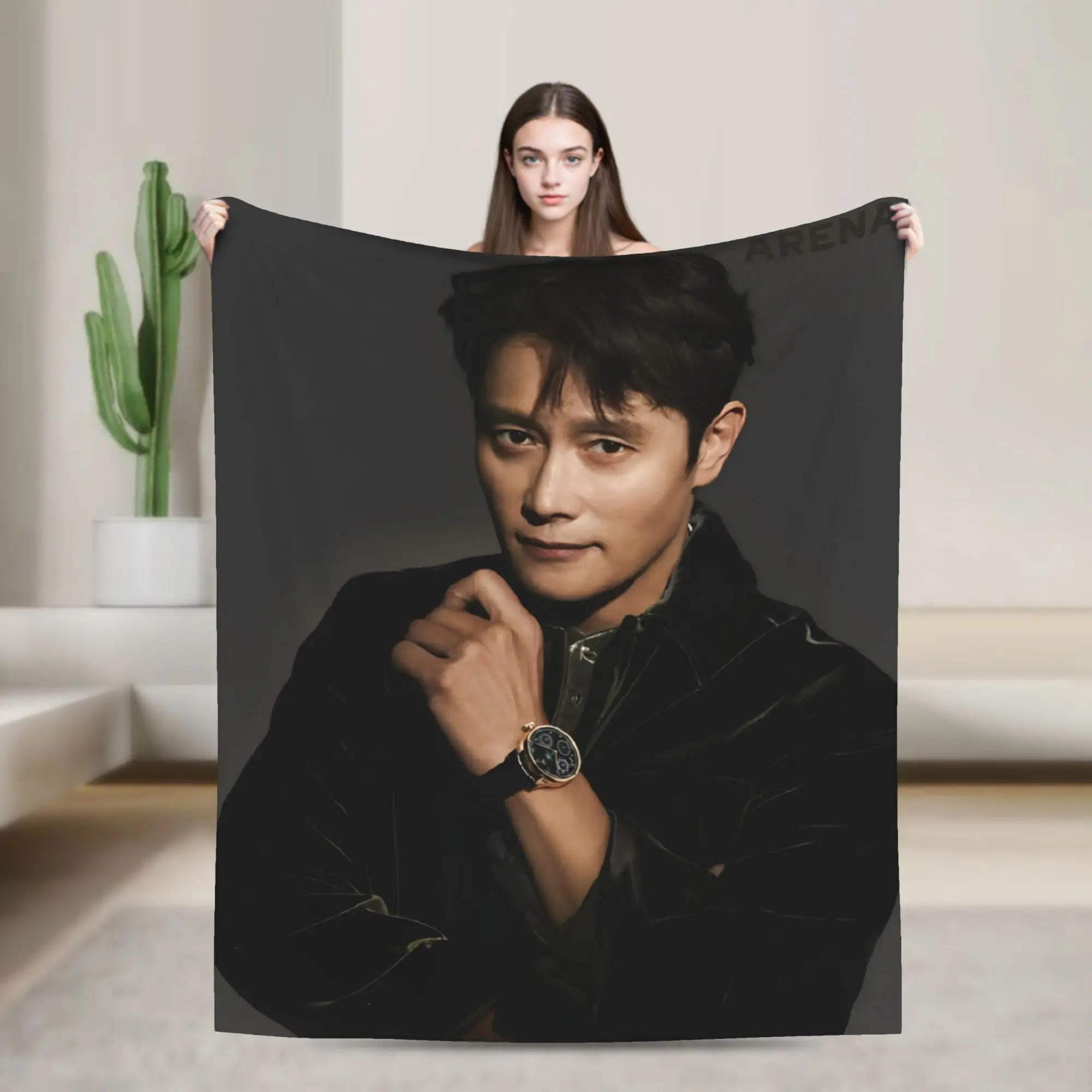 Lee Byung hun actor Blankets Soft Fleece Relax Gifts  Throw Blankets Bedspreads