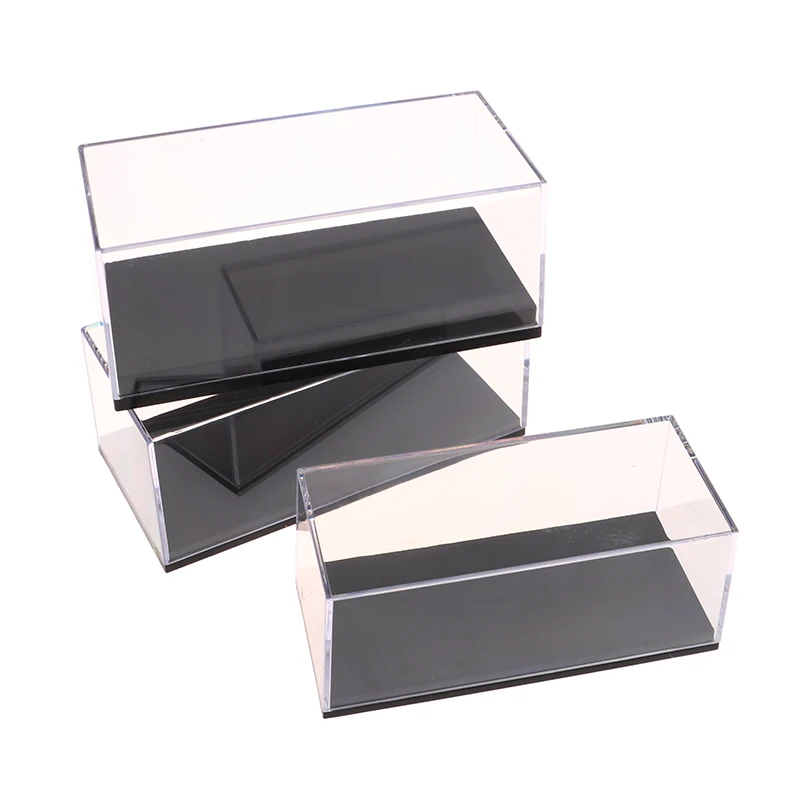 1pc Three Sizes 1:64 Car Model Display Box Transparent Protective Case Acrylic Dust Hard Cover Storage Holder