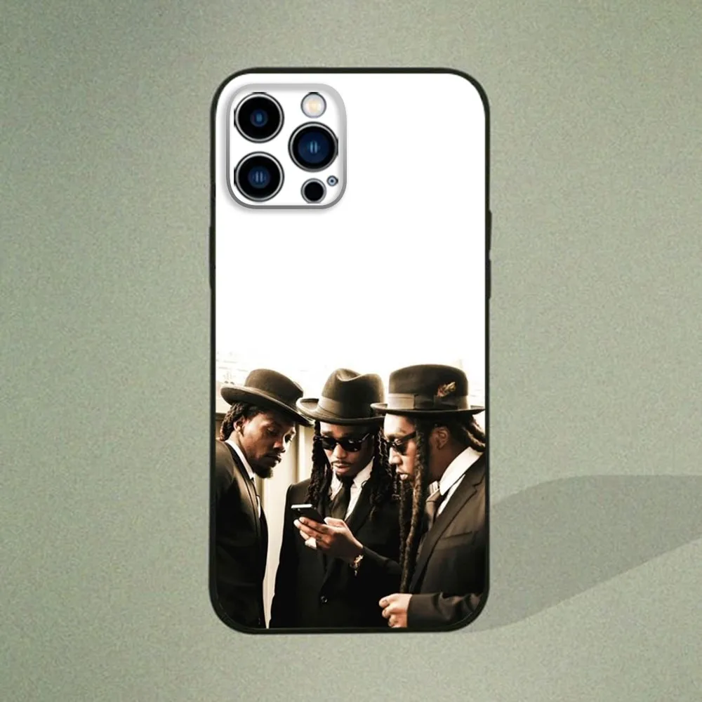 Migos Hip Hop Group Phone Case  for IPhone 15,14,13,12,11 Pro Max Mini 8,7,Plus,SE2,X,XR,XS,MAX,Silcone,Soft,Covers