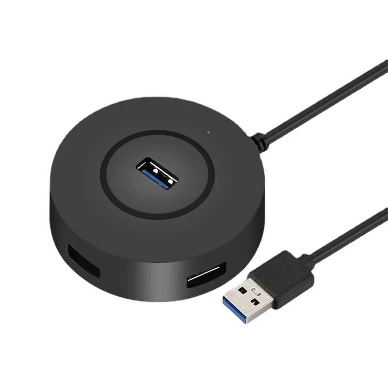 4 portas mini adaptador divisor USB 3.0 2.0 múltiplo expansor de hub USB de velocidade para PC