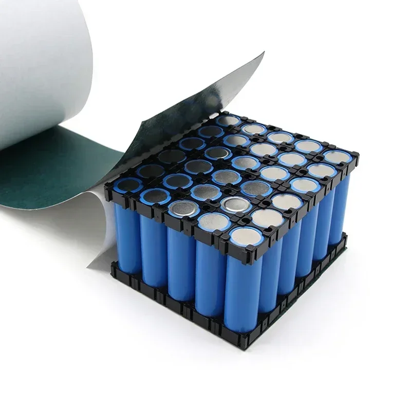 18650 Li-ion Battery Insulation Paper 1meter 0.2mm Self Adhesive High Temperature Resistant Fish Paper for Battery Pack Assembly