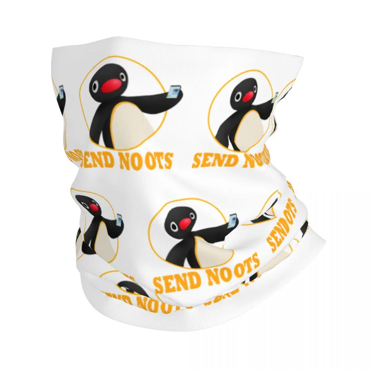 

Send Noots Pingu Pinga Penguin Bandana Neck Cover Printed Magic Scarf Multi-use Face Mask Running Unisex Adult Winter